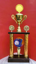 Säulenpokal Baseball Pitcher Silber Pokal incl.persönlicher Gravur NEU nur bei uns