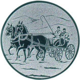 Emblem Reiten Kutschfahrt