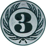 Emblem Zahl 3