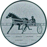 Emblem Reiten Trabrennen