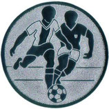Emblem Fußballer mit Ball