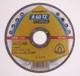 Klingspor Trennscheibe A 60 TZ Spezial 115 x 1 x 22,23 mm