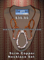 Scrm Copper Necklace Set