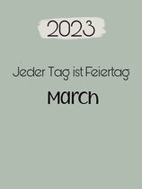 Feiertags Kalender März