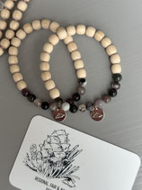 Zirbenarmband TURMALIN