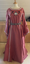 Leinenkleid mit Stickerei Größe 40/42
