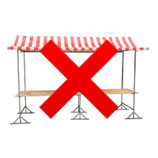 Markt staanplaats - Zonder verkoopkraam