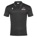 MACRON Draco Polo schwarz mit Sieglarer TV Basketball-Logo