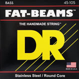 DR Strings,FAT-BEAMS,Stainless Steel Bass Set: Medium 30-125 (Art.FB6-30) BE