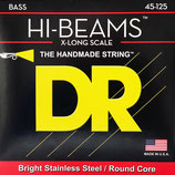 DR STRINGS HI-BEAMS, Medium 45-125 X-Long Scale (Art.LMR5-45)