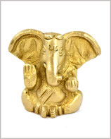 Ganesha 3 cm sitzend, Messing