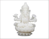 Ganesha aus Alabaster 10 cm