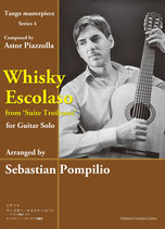 【楽譜】アストル・ピアソラ作曲：ウィスキー、エスコラソ（ばくち）～『トロイロ組曲』より～／セバスチャン・ポンピリオ編曲