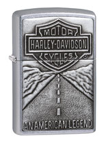 Accendino Zippo 20229 Harley-Davidson American Legend Placca