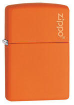 Accendino Zippo 231ZL Arancione Matte con Logo