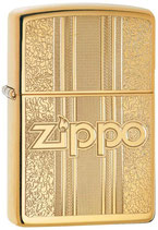 accendino zippo gold logo 29677