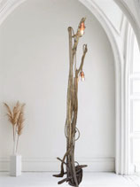 Lampadaire en bois flotté pour salon écolo