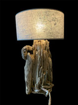 Lampe en bois flotté - hauteur 70 cm