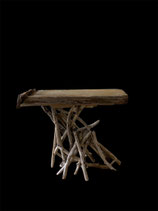 Table de chevet ou banc en bois flotté pour poser de la déco