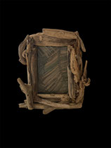 Cadre photo en bois flotté, dimension 10x15 cm