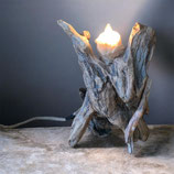 Lampe en bois flotté, pour intérieur style bord de mer