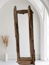 Miroir mural ou à poser, en bois flotté, 150cmx50cm