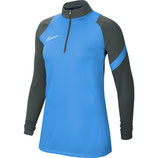 Langarmshirt Nike Academny Pro Sweatshirt Women Grau/Blau M