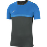 T-Shirt Nike Academny Pro T-Shirt Women Grau/Blau XS