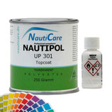 NautiPol UP 301 Topcoat - Eingefärbt nach RAL Classic Farbton - Styrolreduziert - Set mit Härter