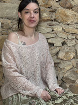 PULL "LES OURS" NOISETTE ROSE