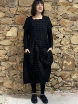 ROBE "RUNDHOLZ" 3440910 BLACK CHECK