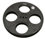 Pathé 9.5mm Filmspule, Plastik, 14.5cm, gebraucht. (Lager-Nr. 35-37)