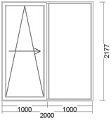 Puerta Osciloparalela V-03