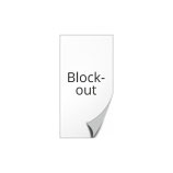 Blockout-Textil ohne Druck 50x100 cm