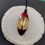 Orgonit Anhänger (A34) Lakhovsky MWO Multiwellen Oszillator Spirale Antenne | Edelstein Heilstein Schmuck