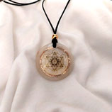 Orgonit Anhänger (B32) "Seelenführer" mit Metatron | Edelstein Heilstein Schmuck