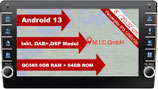 AVM8 Android 13 Autoradio mit Navi: Snapdragon 665 6 GB + 64GB; 8" IPS Display;4G SIM, Carplay, Android Auto, DAB+, DSP, BT 5, GPS: Ersatz für MQB Leon Polo Fabia Rapid Ibiza Composition Colour