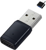 2-in-1 Wireless Adapter für CarPlay & Android Auto – Macht originales Kabel-CarPlay/Android Auto kabellos | Wi-Fi 6 (2,4/5 GHz) & Bluetooth 5.4 | Plug-and-Play, Auto-Reconnect | USB-A/USB-C