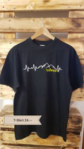 Vollmond T-Shirt Logo EKG