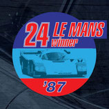 Aufkleber:  Porsche Le Mans 1987 Winner Window Sticker