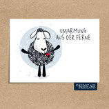 Postkarte Umarmung ♥ Kunst aus Friesland