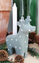 Kerzenhalter Rudolph salbei für Baumkerze ♥ Madleys