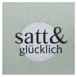 Serviette Satt & Glücklich ♥ räder