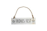 Schild ♥ Frohes Fest