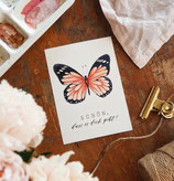 Postkarte Schmetterling ♥ Frollein Lücke