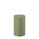 Deluxe Homeart LED Outdoorkerze staubiges grün ♥ H 12,5 cm