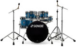 SONOR AQ1 Studio Drumset - Deep Lake Blue (Swiss Edition)
