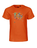 Kinder T-Shirt Konfettiseelenbohrer (orange)