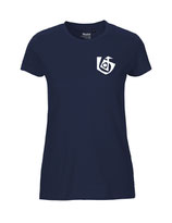 Damen T-Shirt Seelenbohrer (white/navy)