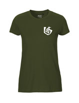 Damen T-Shirt Seelenbohrer (white/military)